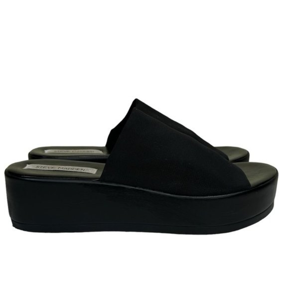 Steve Madden Shoes Steve Madden 9s New Slinky Wedge Platform Sandal Slide Mules Vintage